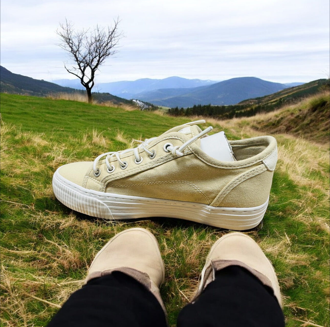 Mustang Damen Sneaker in Beige Herstellernummer: 903493 ( Letzte Stück )