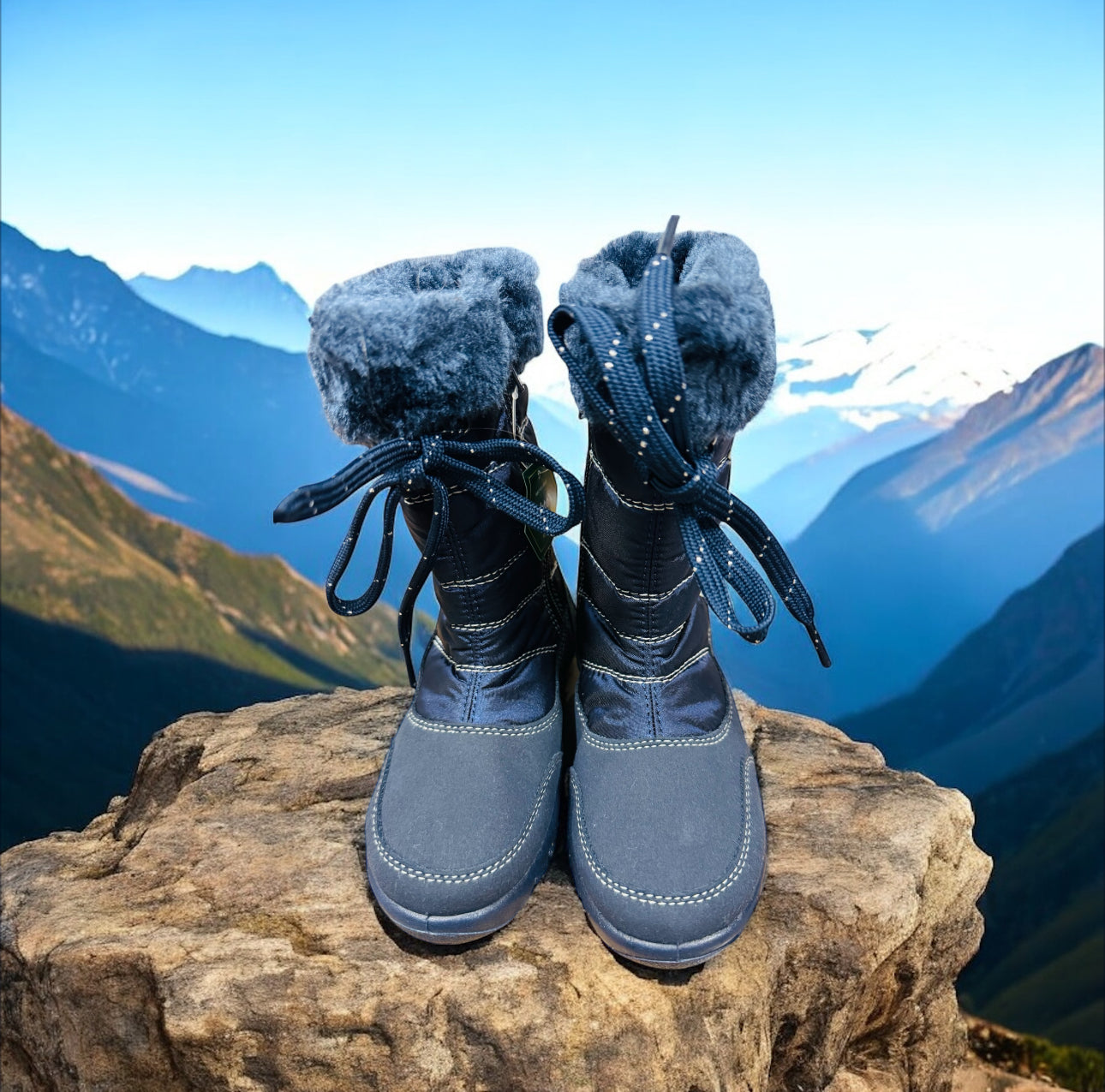 Richter Kinder  Lofoten Winter Boots in Blau Herstellernummer: 159-196-035. ( Letzte Stück )