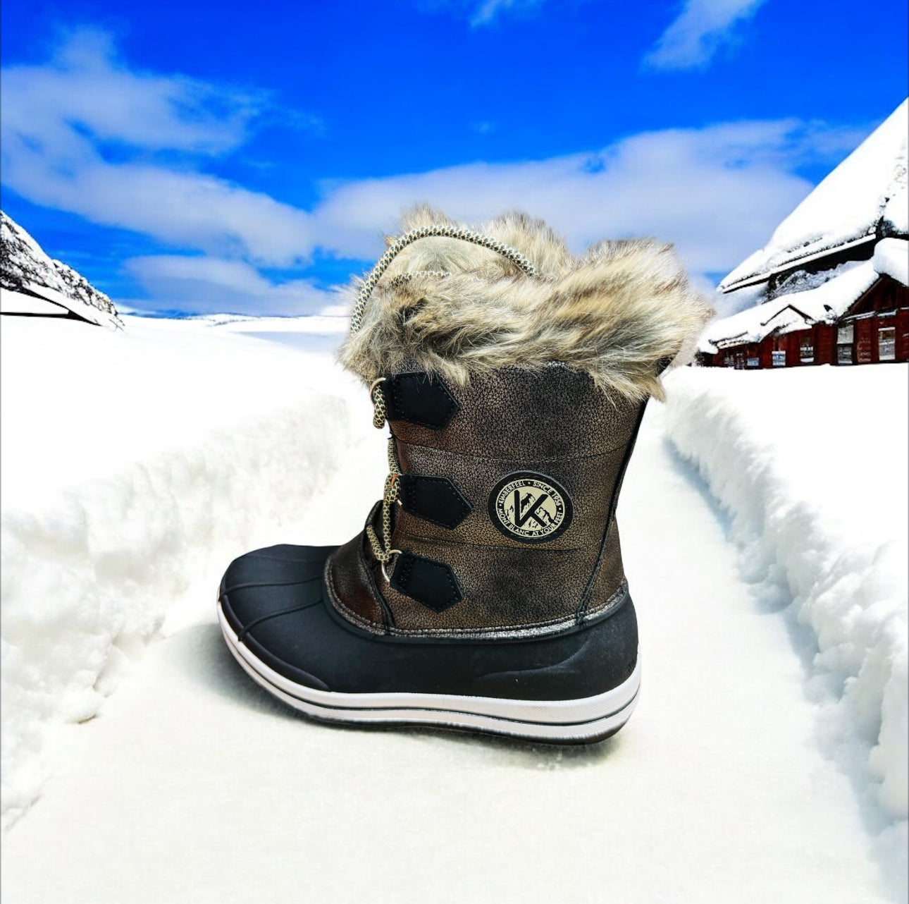 Kimberfeel Damenstiefel Mont Blanc at your Feet in Schwarz Herstellernummer: Diana OR Noir ( Letzte Stück )