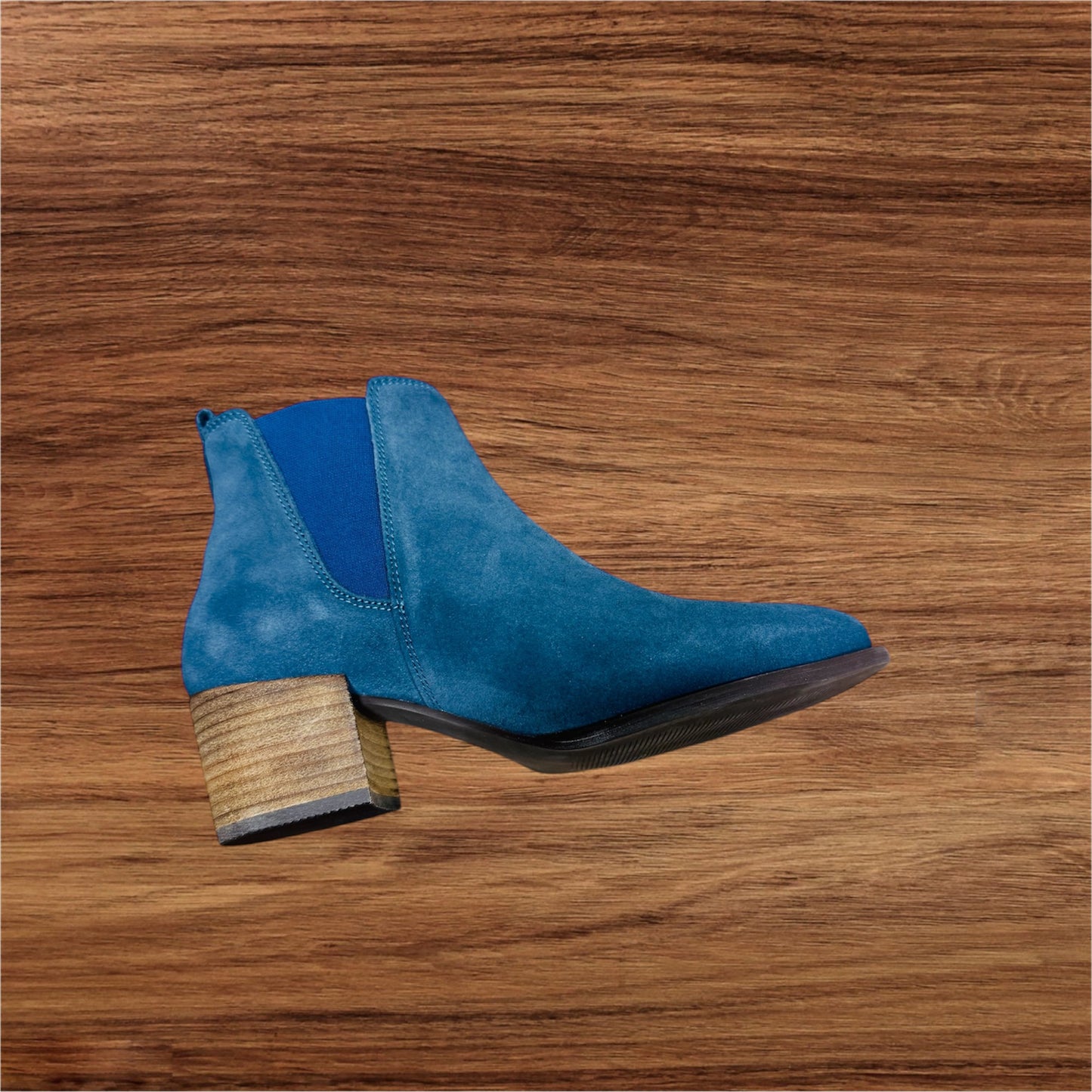 G. Quarenghi Damen Leder Ankle Boots  Blau ( Letzte Stück )