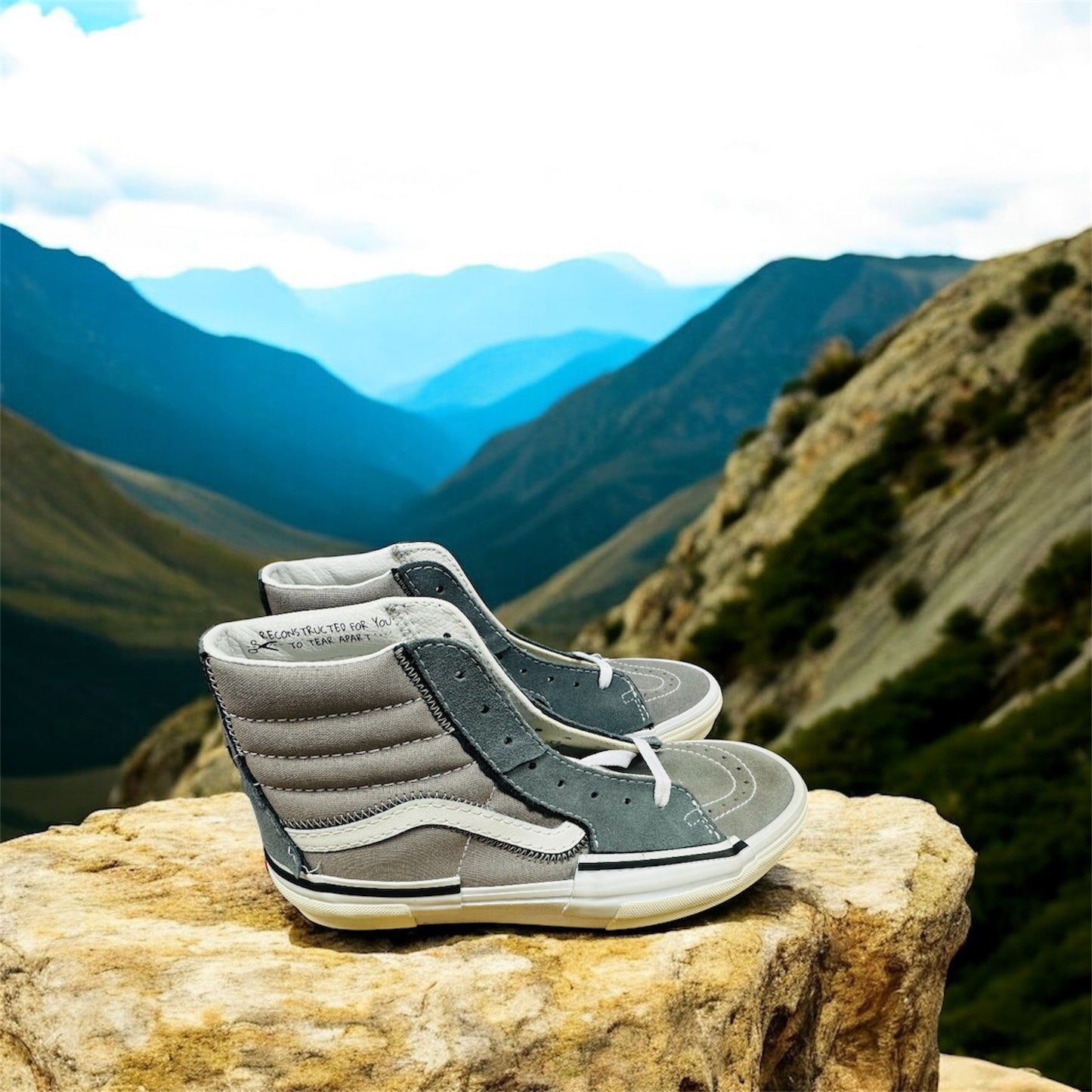 Vans Sk8-Hi Reconst Unisex Shoes in Grey Manufacturer number: VN0005UKGRY1 ( Last pieces )