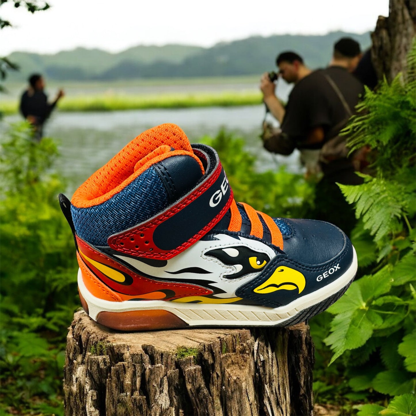 GEOX J INEK BOY B Kinder Sneaker In NAVY/ ORANGE  Herstellernummer: J369CB OBU11 C0659  ( Letzte Stück )