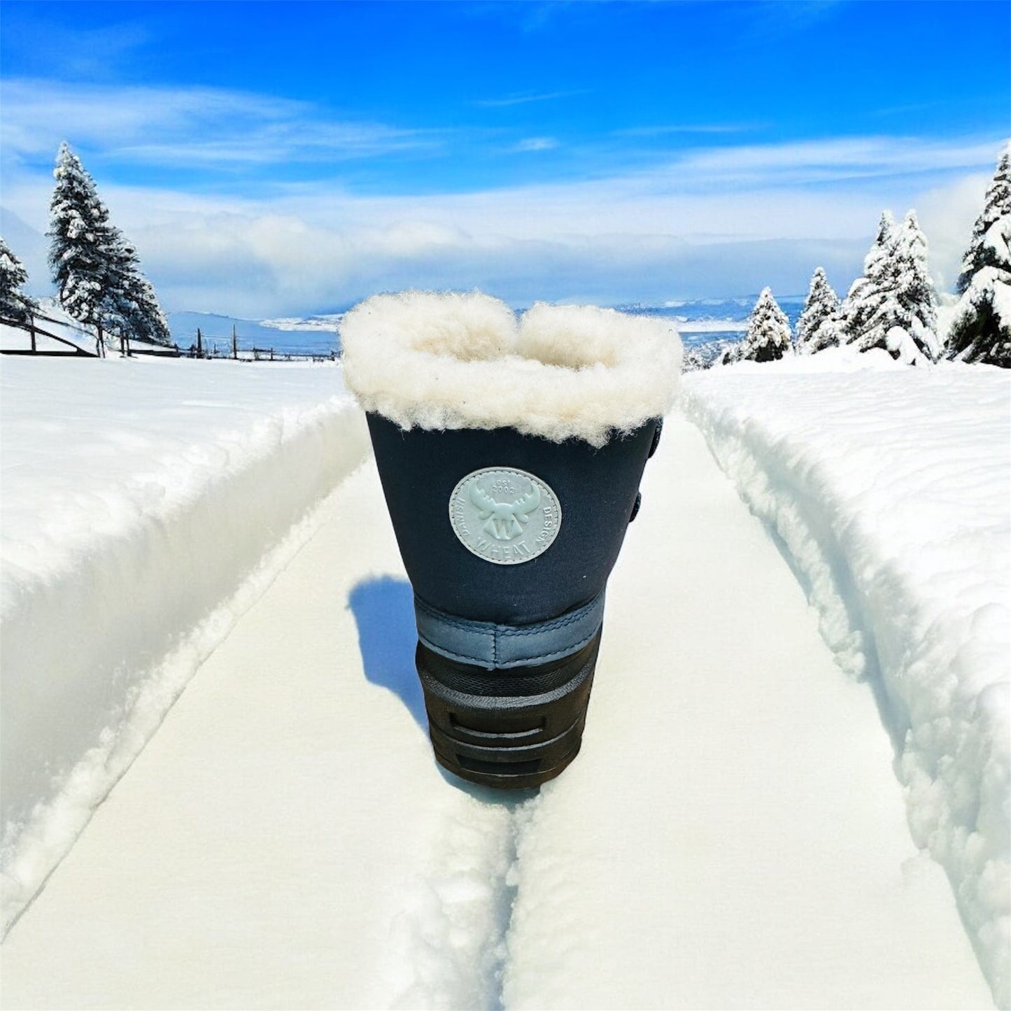 Wheat Thy Thermo Pac Winter Stiefel für Kinder in Navy Herstellernummer : WF358i ( Letzte Stück )