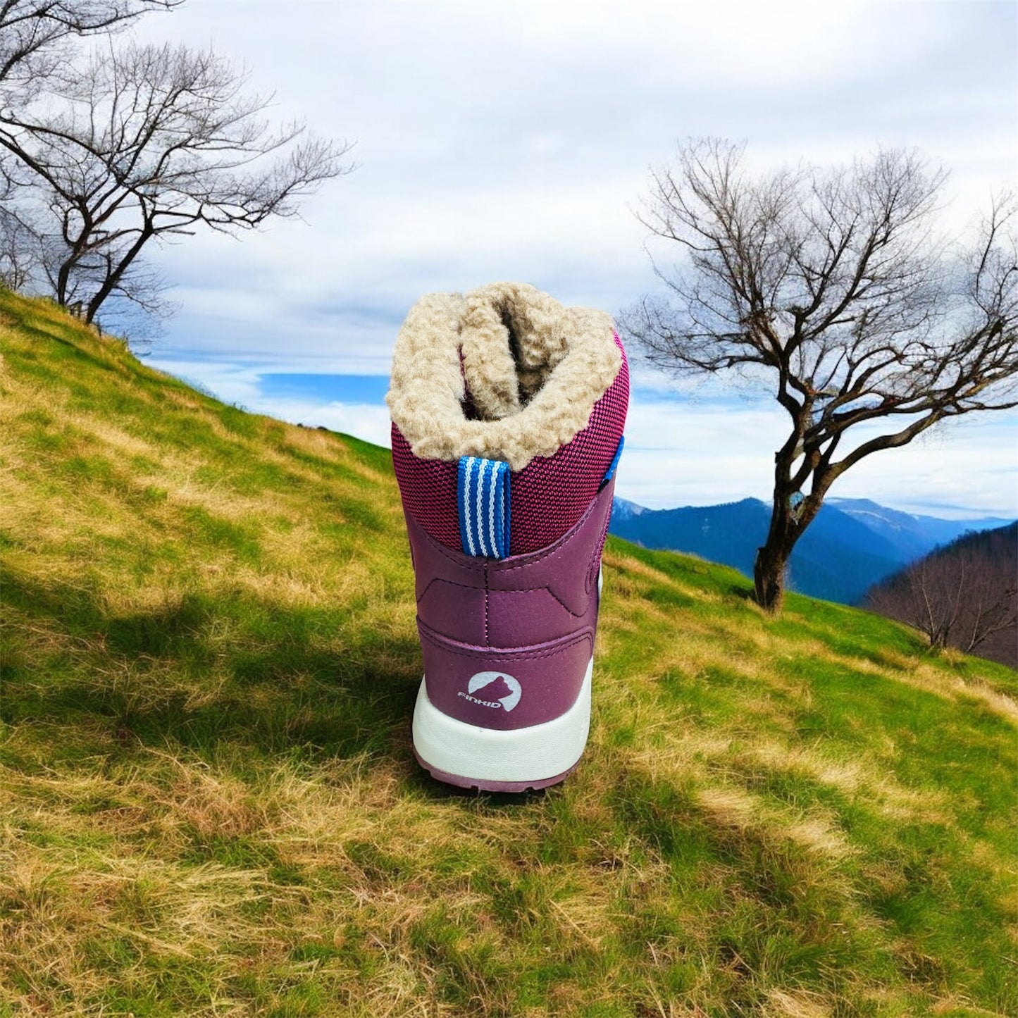 Finkid Kinder Winterstiefel HUIPPU in beet red/eggplant Herstellernummer : 7332039259260322 ( Letzte Stück )