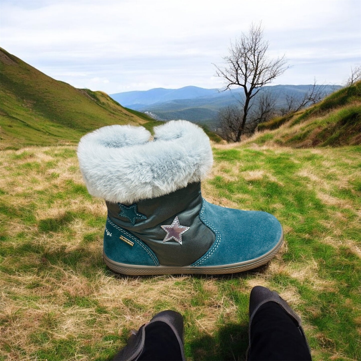 Primigi Leder Kinder Winterstiefel in Scamosc/Techno/Ottan Herstellernummer : 2855522 ( Letzte Stück )