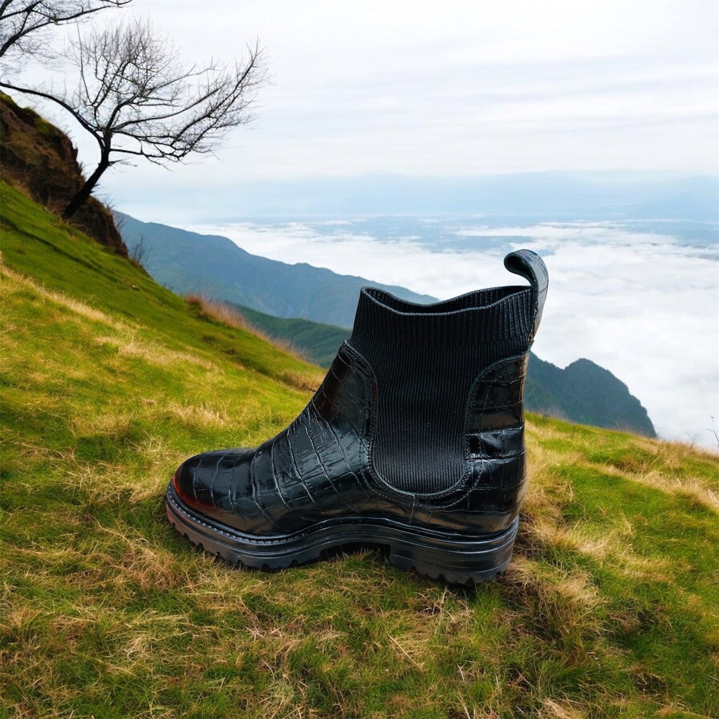 NoGRZ Leder Chelsea Damen Boots M.Colter in Schwarz Herstellernummer: NG_COLTL colblck/Black/39 ( Letzte Stück )